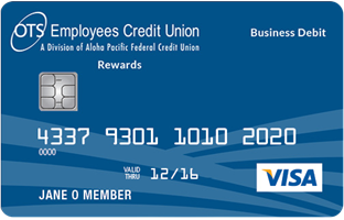 OTS Employees Credit Union Rewards Business Debit Card